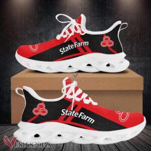 State Farm Logo Custom Shoes, Best Running Shoes For Fans - Vesles2014S 1