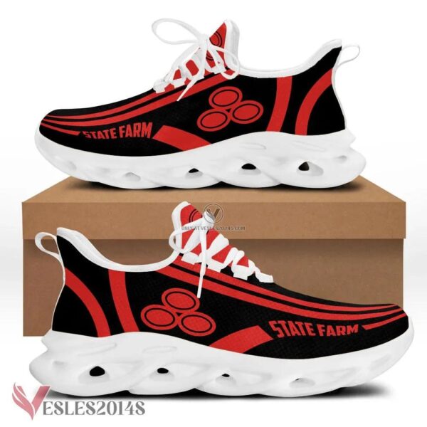 State Farm Logo Custom Shoes Style 1, Best Running Shoes For Fans - Vesles2014S 1