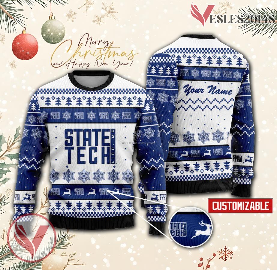 State Technical College of Missouri Custom Ugly Christmas Sweater, Unique Gift For Fans - Vesles2014s