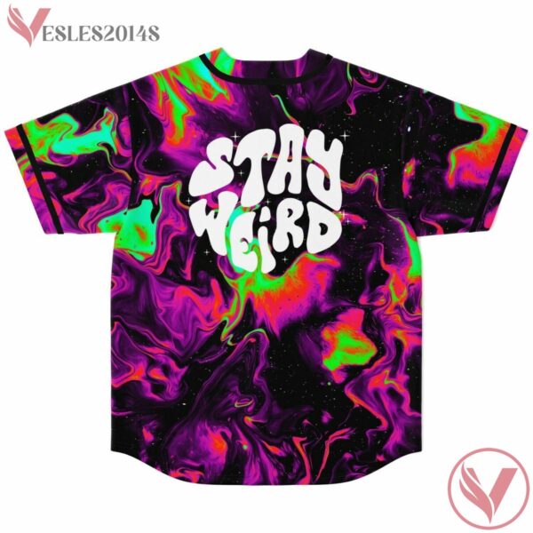 Stay weird custom rave baseball Jersey - Vesles2014s 1
