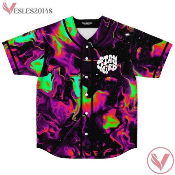 Stay weird custom rave baseball Jersey - Vesles2014s