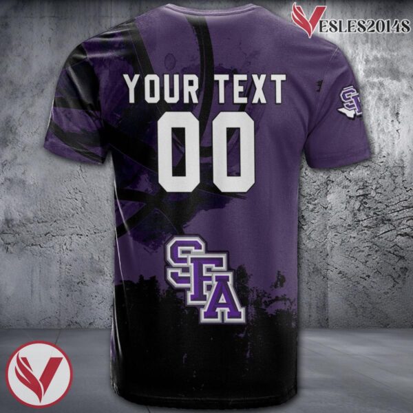 Stephen F. Austin Lumberjacks Basketball Grunge Pattern Unique Personalized T Shirts - Vesles2014S 1
