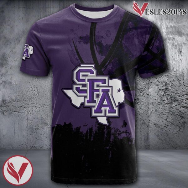 Stephen F. Austin Lumberjacks Basketball Grunge Pattern Unique Personalized T Shirts - Vesles2014S