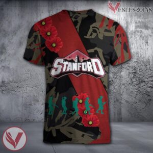 Stephen F. Austin Lumberjacks NCAA With Red Poppy Flower 3D Shirt, Unique Gift For Fans - Vesles2014S 1