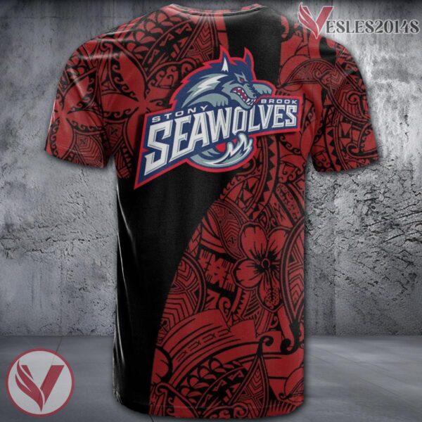 Stony Brook Seawolves NCAA Polynesian Pattern Shirt, Unique Gifts For Fans - Vesles2014s 1
