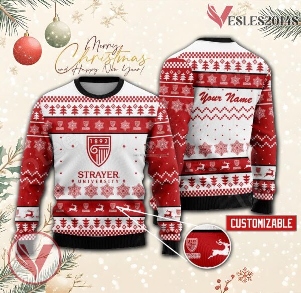 Strayer University-Cobb Campus Custom Ugly Christmas Sweater, Unique Gift For Fans - Vesles2014s