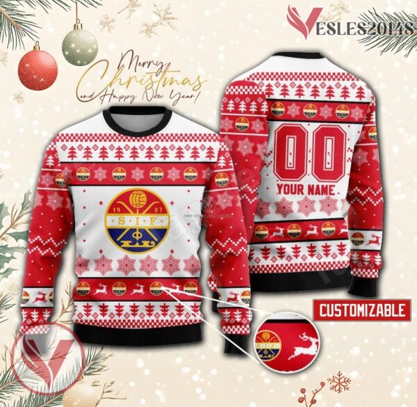 Stromsgodset IF Custom Ugly Christmas Sweater, Unique Gift For Fans - Vesles2014s