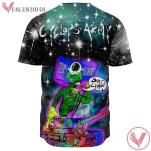 Subtronics Cyclop Army Space March Acid Psychedelic Baseball Jersey For EDM Festivals - Vesles2014s 1