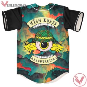 Subtronics Drippy Camo High Knees Headquarters Rave Baseball Jersey For EDM Festivals, Presents For Ravers - Vesles2014s 1