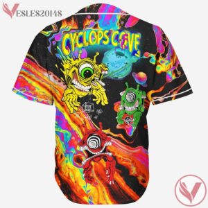 Subtronics Liquid Acid Trippy Psychedelic Cyclops Cove Rave baseball Jersey For Edm Festivals - Vesles2014s 1