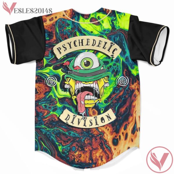 Subtronics Liquid Acid Trippy Psychedelic Division Rave Baseball Jersey For EDM Festivals - Vesles2014s 1