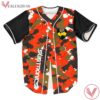 Subtronics Red Camo Heavy Artillery Rave Baseball Jersey For EDM Festivals - Vesles2014s