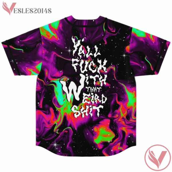 Subtronics Weird Acid Psychedelic Baseball Jersey For EDM Festivals - Vesles2014s 1