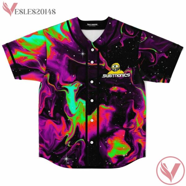 Subtronics Weird Acid Psychedelic Baseball Jersey For EDM Festivals - Vesles2014s