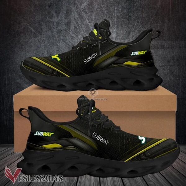 Subway Logo Custom Shoes Style 2, Best Running Shoes For Fans - Vesles2014S