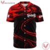 Sudden Death Red Waves Abstract Sarah Custom Jersey - Vesles2014s