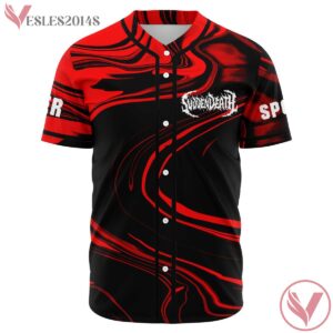 Sudden Death Red Waves Abstract Sarah Custom Jersey - Vesles2014s