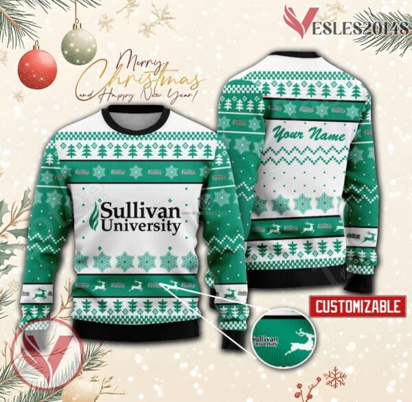 Sullivan University Custom Ugly Christmas Sweater, Unique Gift For Fans - Vesles2014s