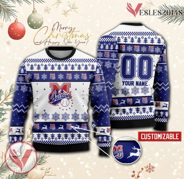 Sultanes de Monterrey Baseball Custom Ugly Christmas Sweater, Unique Gift For Fans - Vesles2014s
