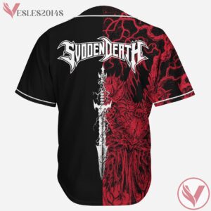 Svdden Death Cool Design Rave Baseball Jersey For EDM Festivals, Gift Ideas For Raver - Vesles2014s 1