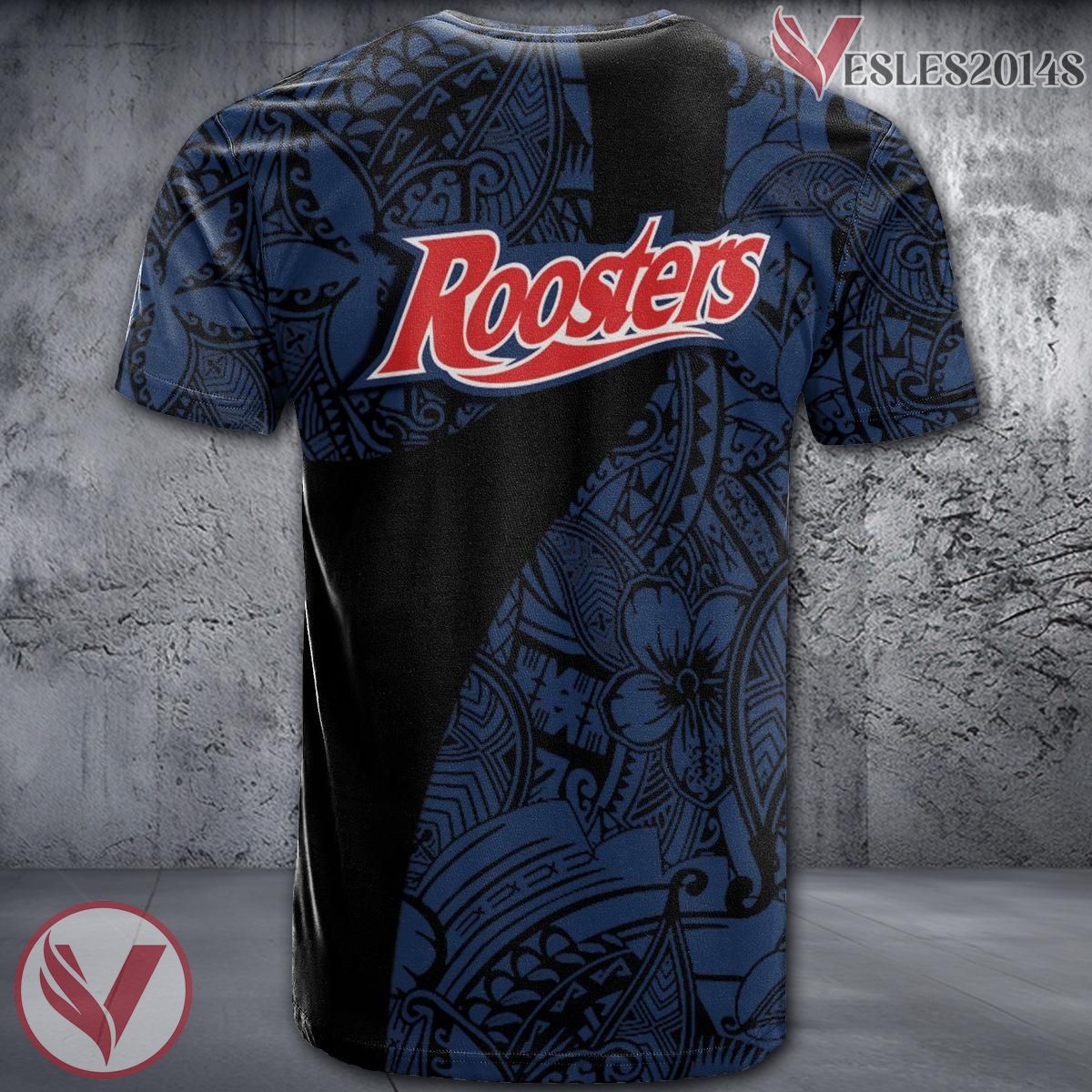 Sydney Roosters NRL Polynesian Pattern Shirt, Unique Gifts For Fans - Vesles2014s 1