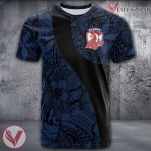 Sydney Roosters NRL Polynesian Pattern Shirt, Unique Gifts For Fans - Vesles2014s