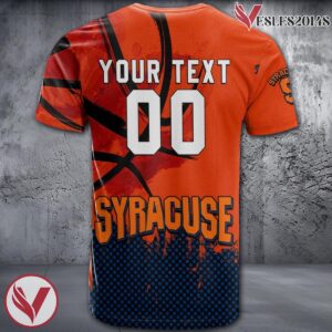 Syracuse Orange Basketball Grunge Pattern Unique Personalized T Shirts - Vesles2014S 1