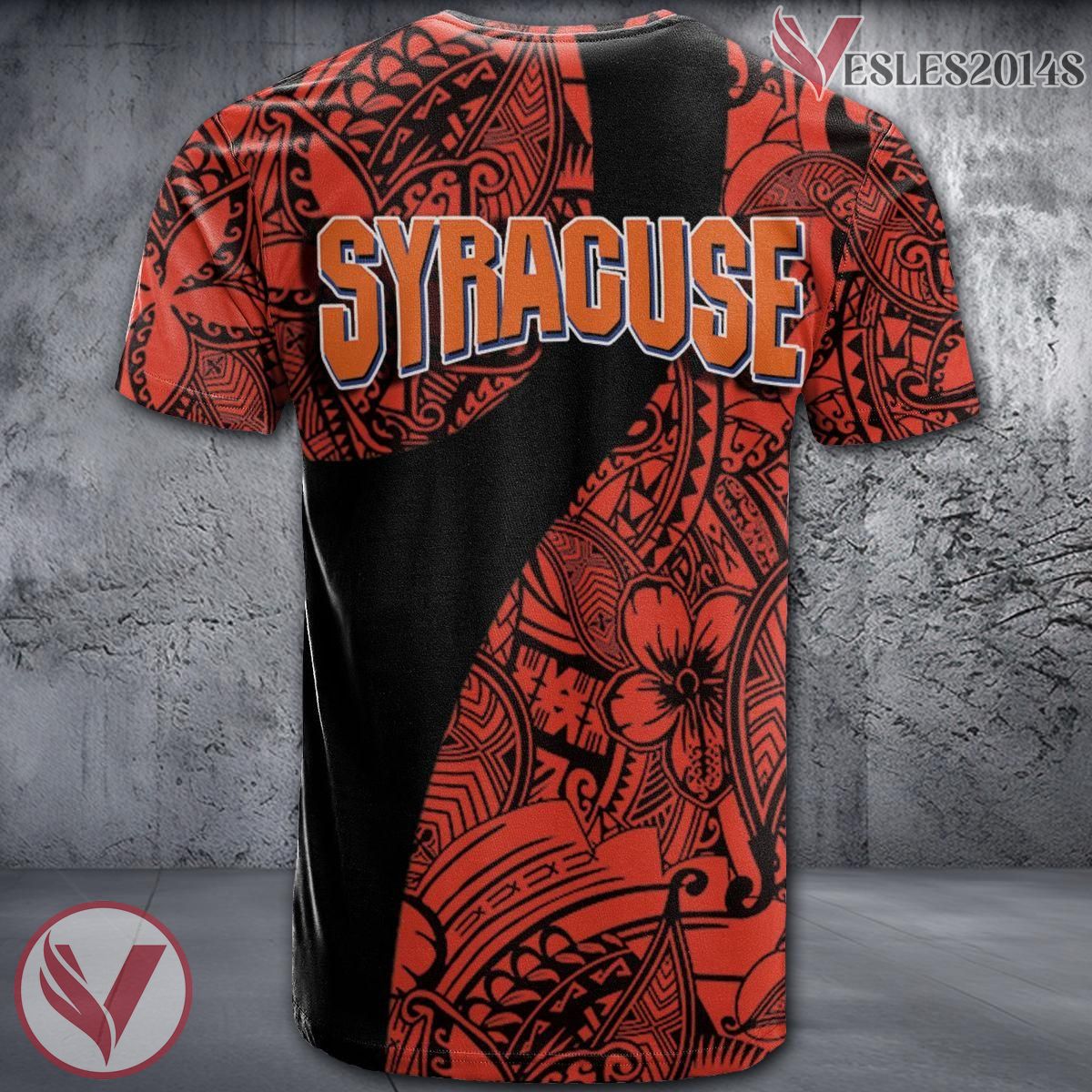 Syracuse Orange NCAA Polynesian Pattern Shirt, Unique Gifts For Fans - Vesles2014s 1