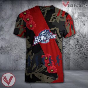 Syracuse Orange NCAA With Red Poppy Flower 3D Shirt, Unique Gift For Fans - Vesles2014S 1