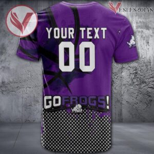 TCU Horned Frogs Basketball Grunge Pattern Unique Personalized T Shirts - Vesles2014S 1