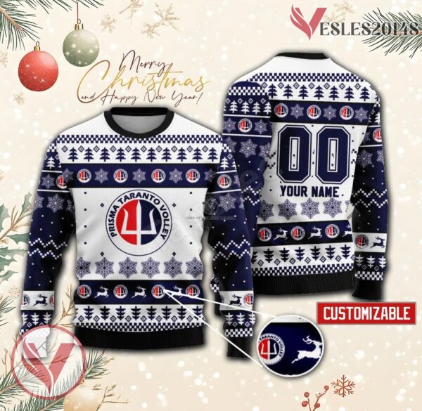 Taranto Volleyball Custom Ugly Christmas Sweater, Unique Gift For Fans - Vesles2014s
