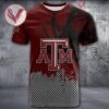 Texas A&M Aggies Basketball Grunge Pattern Unique Personalized T Shirts - Vesles2014S