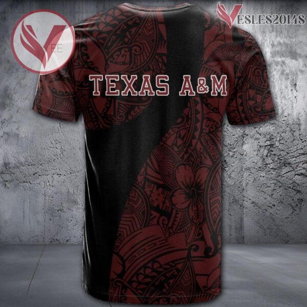 Texas A&M Aggies NCAA Polynesian Pattern Shirt, Unique Gifts For Fans - Vesles2014s 1
