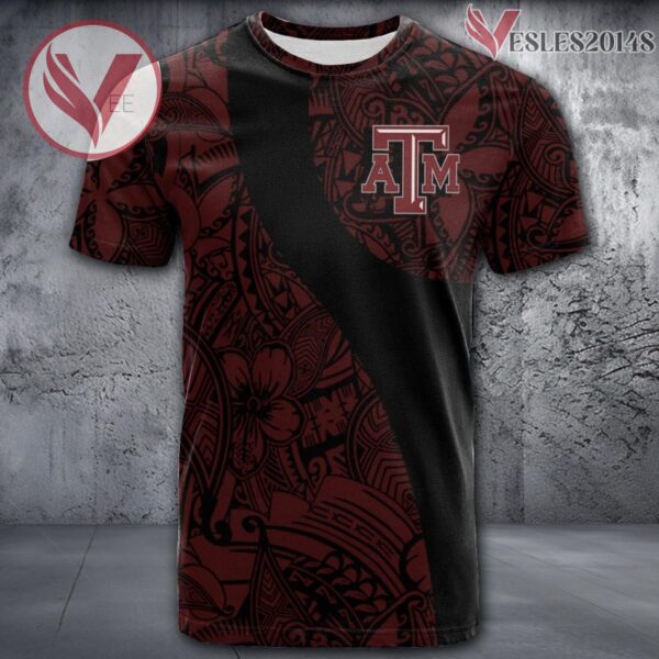 Texas A&M Aggies NCAA Polynesian Pattern Shirt, Unique Gifts For Fans - Vesles2014s
