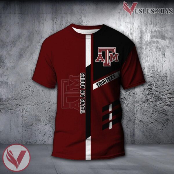 Texas A&M Aggies Personalized Shirt, Unique Gifts For NCAA Fans - Vesles2014s