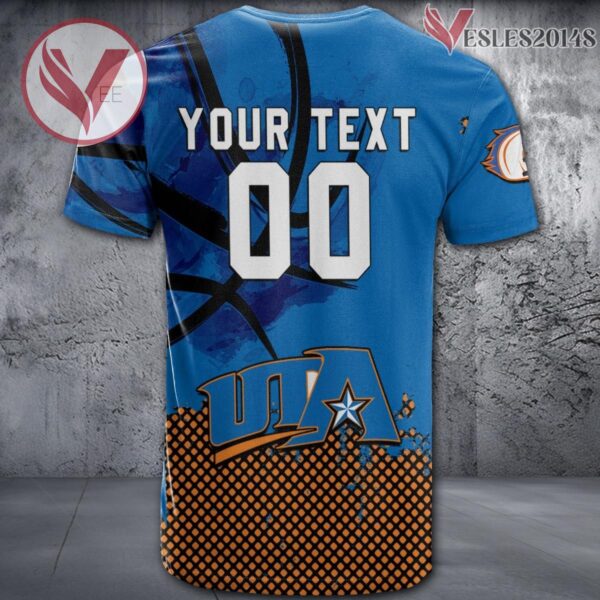 Texas-Arlington Mavericks Basketball Grunge Pattern Unique Personalized T Shirts - Vesles2014S 1