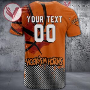 Texas Longhorns Basketball Grunge Pattern Unique Personalized T Shirts - Vesles2014S 1
