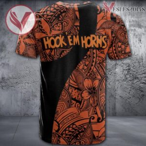 Texas Longhorns NCAA Polynesian Pattern Shirt, Unique Gifts For Fans - Vesles2014s 1