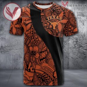 Texas Longhorns NCAA Polynesian Pattern Shirt, Unique Gifts For Fans - Vesles2014s