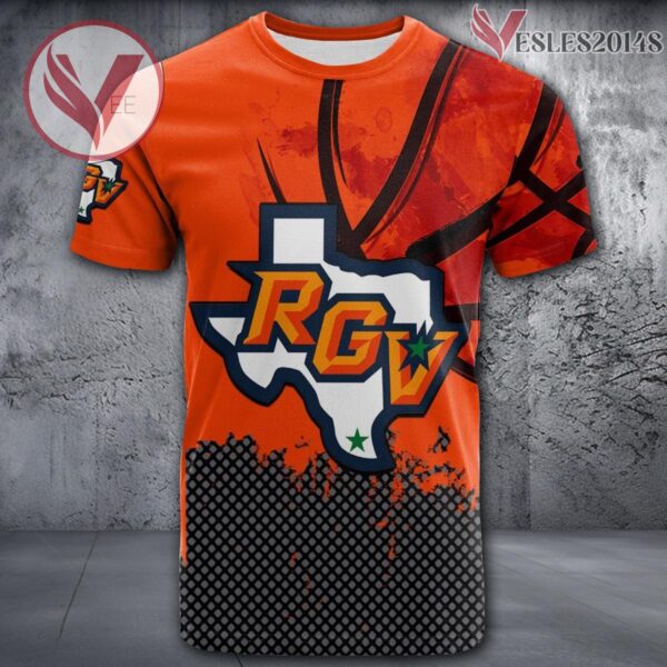 Texas-Rio Grande Valley Vaqueros Basketball Grunge Pattern Unique Personalized T Shirts - Vesles2014S