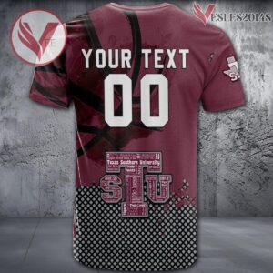 Texas Southern Tigers Basketball Grunge Pattern Unique Personalized T Shirts - Vesles2014S 1