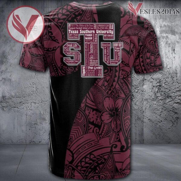 Texas Southern Tigers NCAA Polynesian Pattern Shirt, Unique Gifts For Fans - Vesles2014s 1