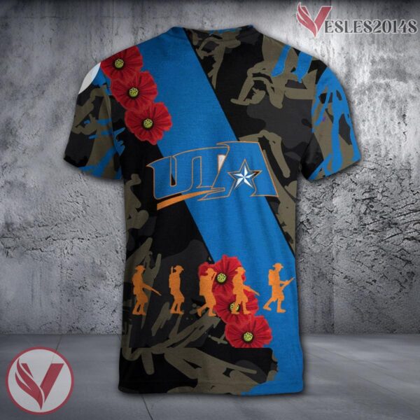 Texas Southern Tigers NCAA With Red Poppy Flower 3D Shirt, Unique Gift For Fans - Vesles2014S 1
