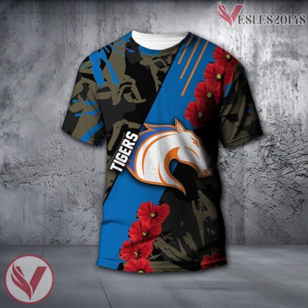 Texas Southern Tigers NCAA With Red Poppy Flower 3D Shirt, Unique Gift For Fans - Vesles2014S