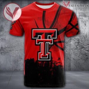 Texas Tech Red Raiders Basketball Grunge Pattern Unique Personalized T Shirts - Vesles2014S