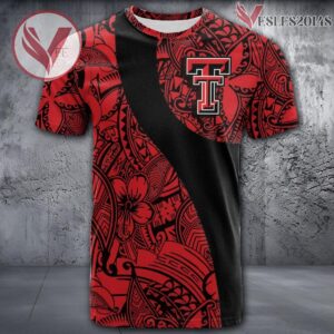 Texas Tech Red Raiders NCAA Polynesian Pattern Shirt, Unique Gifts For Fans - Vesles2014s
