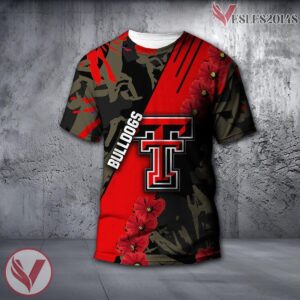 The Citadel Bulldogs NCAA With Red Poppy Flower 3D Shirt, Unique Gift For Fans - Vesles2014S