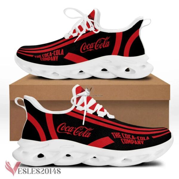 The Coca-cola Company Logo Custom Shoes, Best Running Shoes For Fans - Vesles2014S 1