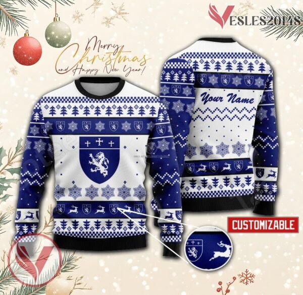 The King's College Custom Ugly Christmas Sweater, Unique Gift For Fans - Vesles2014s