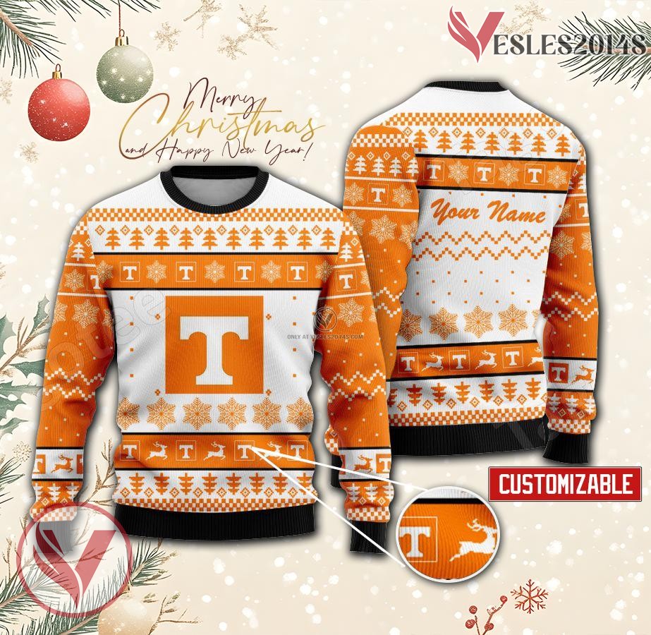The University of Tennessee Knoxville Custom Ugly Christmas Sweater, Unique Gift For Fans - Vesles2014s